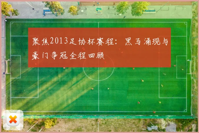 聚焦2013足协杯赛程：黑马涌现与豪门争冠全程回顾